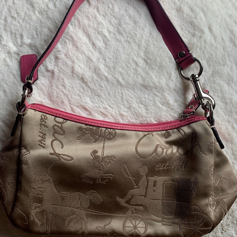 Coach 1941 Pink & Tan purse